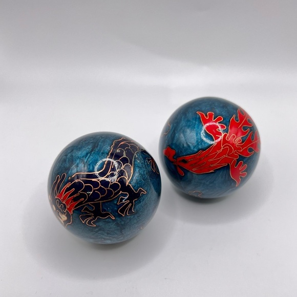Vintage Chinese Balls, Chiming Baoding Balls - Picture 1 of 3
